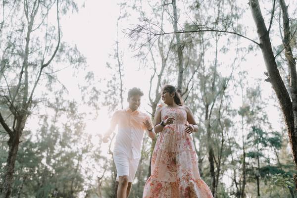 Jayashree and Rajesh on their wedding day
